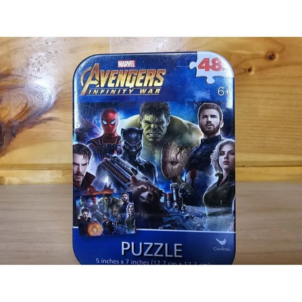 Avengers Infinity War Puzzle In Tin Box 48 Pieces 5x7 Ages 6 And Up New Sealed